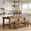 Upholstered Bench with Shelves
