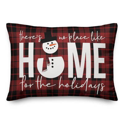 Plaid Reversible Throw Pillow