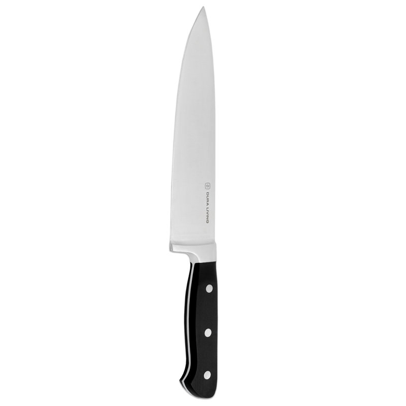 Couteau de chef 8 po Dura Living, Noir