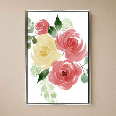Sophia Pink Bloom II by Lucille Price - Graphic Art on Canvas