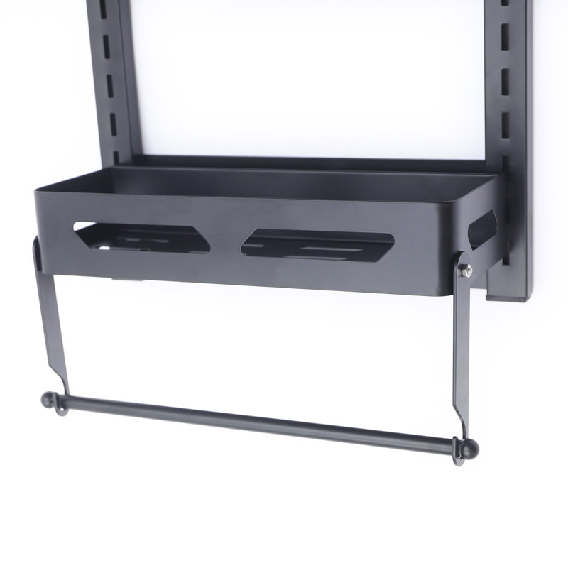 Wall Spice Rack with Adjustable Racks