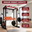 Support à deux utilisateurs avec système de poulie indépendant - station de gymnastique à domicile 2000LB pour squat, câble croisé et LAT Pulldown-rouge