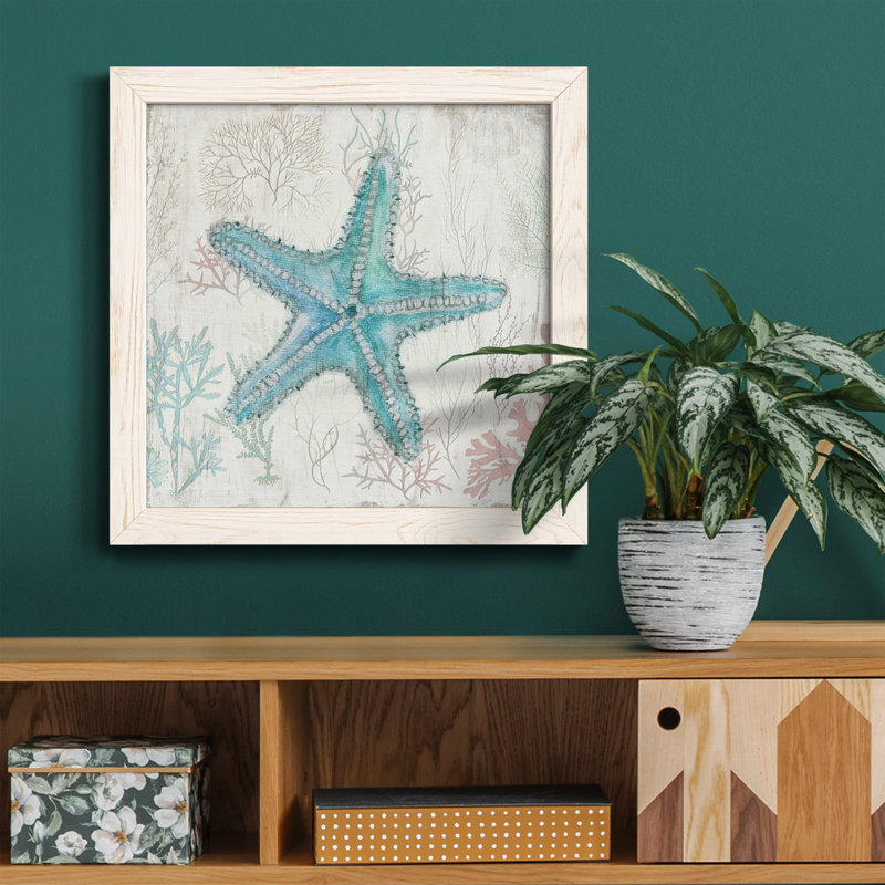 «Spring Is in the Air II», peinture sur toile encadrée, H 31,5 po x l 31,5 po x P 1,5 po, Cadre blanc