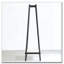 Portemanteau en bois de chêne massif, portemanteau en rotin noir - portemanteau avec tablettes-1506923920