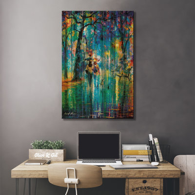 «Little Friend On Wood» par Leonid Afremov