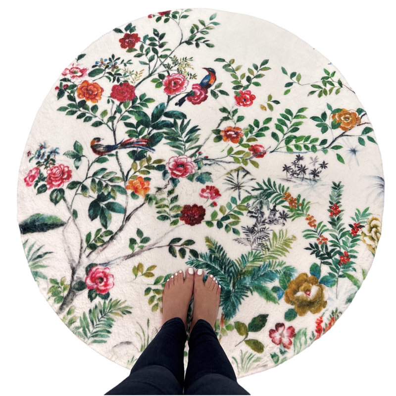 Floral Area Rug