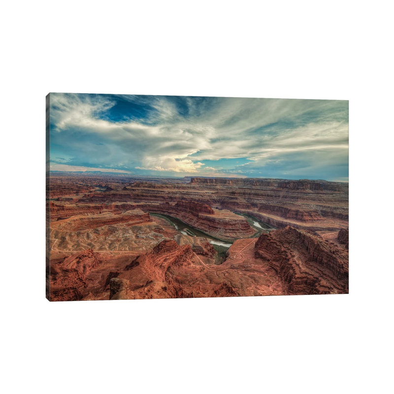 Dead Horse Canyon Utah II by Bill Sherrell - Wrapped Canvas Print, 20.32 cm H x 30.48 cm W