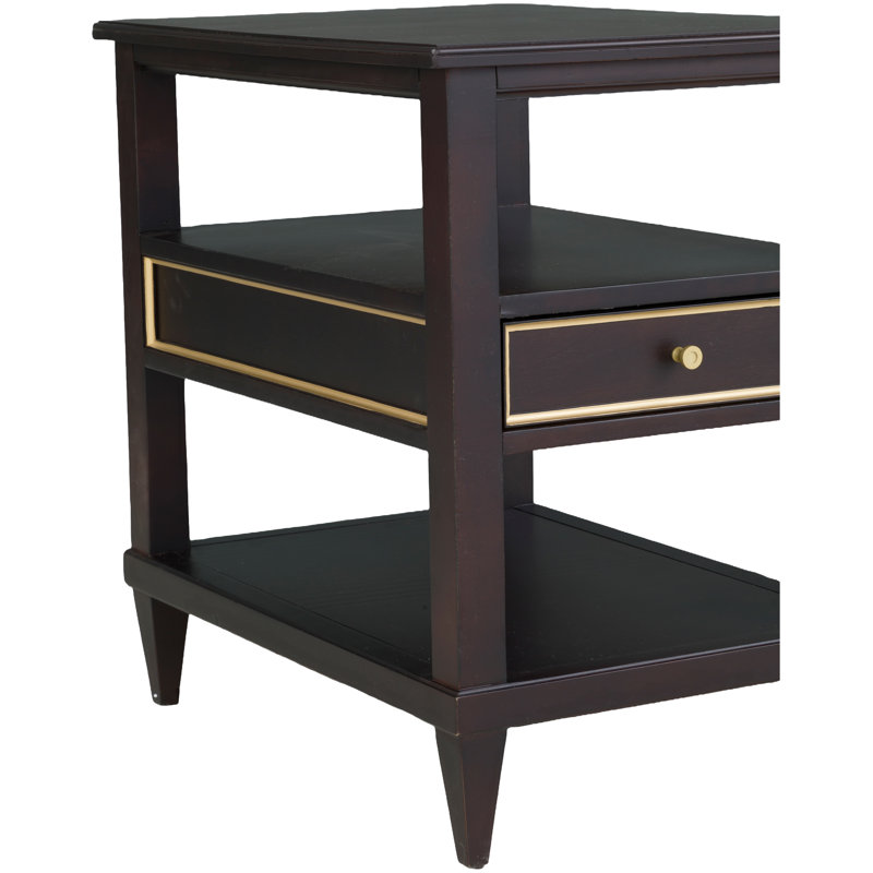 Matteo End Table, Café Mocha