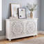 Buffet en bois de manguier de 70 po de large Aubreyelle