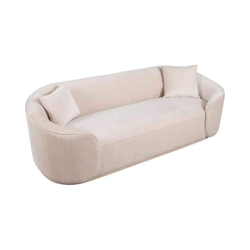 Latitude Run® 88" Karlsson Sofa, Gray