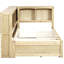 Lit de jour simple avec deux tiroirs de rangement, armoires de rangement et ports USB