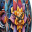 Horloge murale antique en métal Mandala-93379221