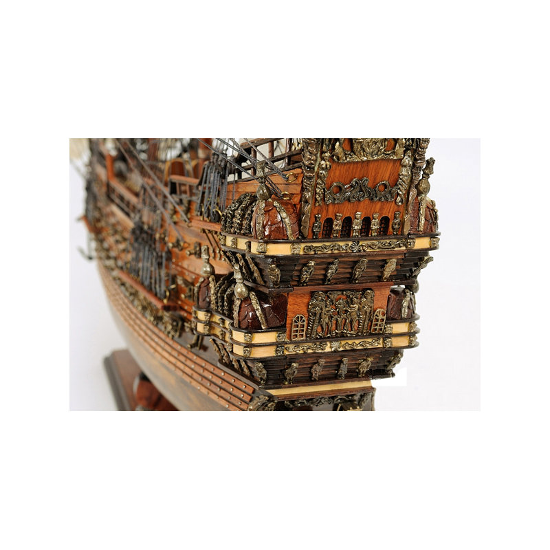 Model Ship, 28'' H X 29.5'' W X 9'' D