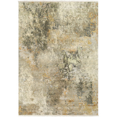 Silk Abstract Indoor Rug