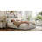 Bed Frame with 2-Tier Storage Adjustable Headboard & Charging Station, Solid and Stable, No Box Spring Needed, Noise Free, Easy to Assemble-499618465-499618471