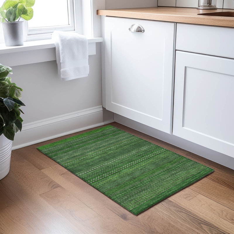 Tapis intérieur / extérieur Kinslee, Rectangle 1 pi 8 po x 2 pi 6 po