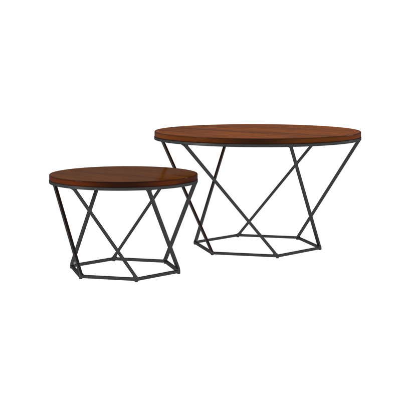 Anamaria Sled Coffee Table, Black