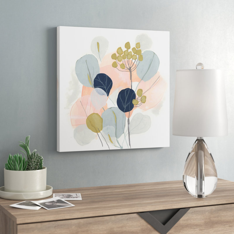 Floral Mazurka IV by June Erica Vess - Painting, 76cm H x 76cm W x 3.8cm D, Wrapped Canvas