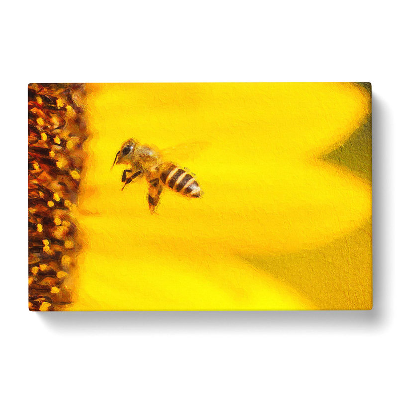 Let Me Bee - Wrapped Canvas Painting, 35cm H x 50cm W x 3cm D