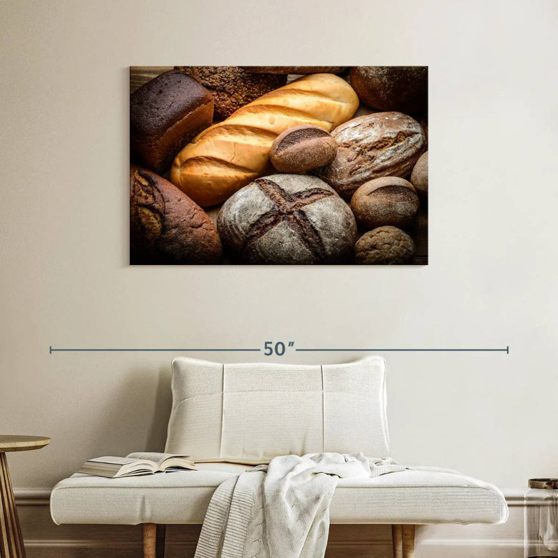 Freshly Baked Breads, 26" H x 39" W