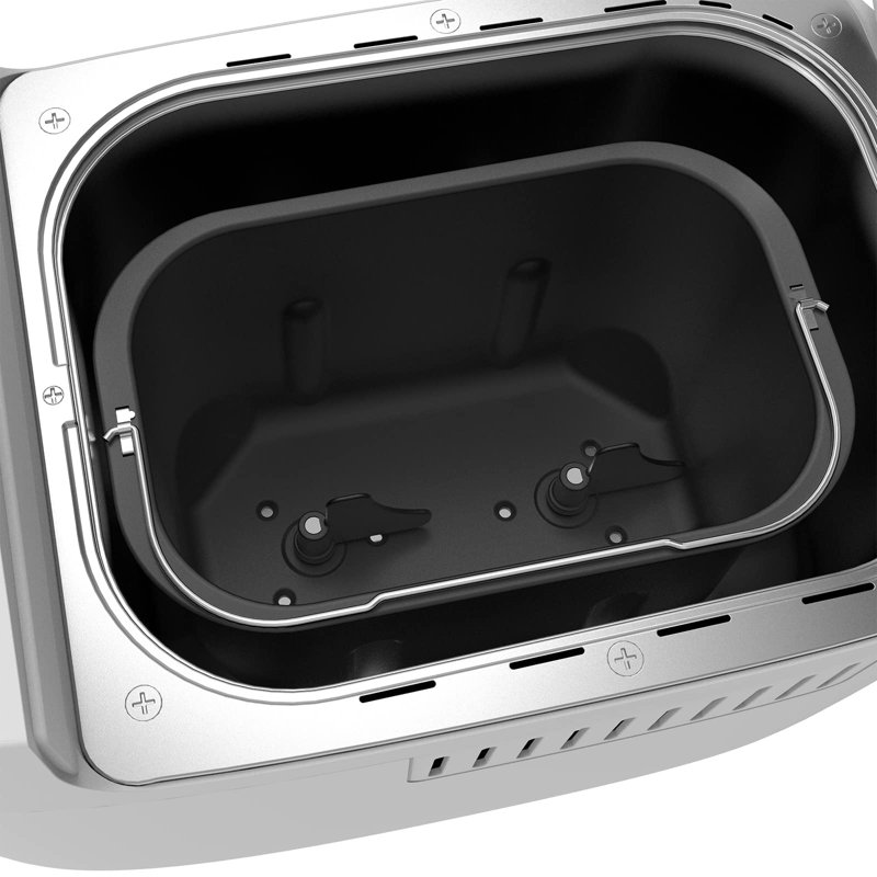 3LB Bread Maker with Dual Kneading Paddles, 15-in-1 Settings, Gluten-Free Option
