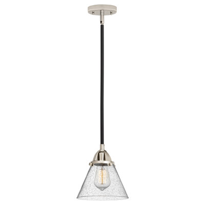 Nouveau 2 - Cone - 1 Light Stem Hung Mini Pendant - Bulb Not Included