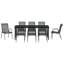 8 - Person Patio Dining Set Rectangular Table