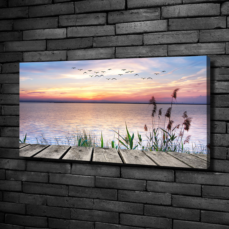 Lake West - Wrapped Canvas Print