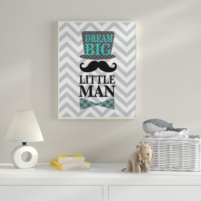 "Little Man on Gray", art sur toile