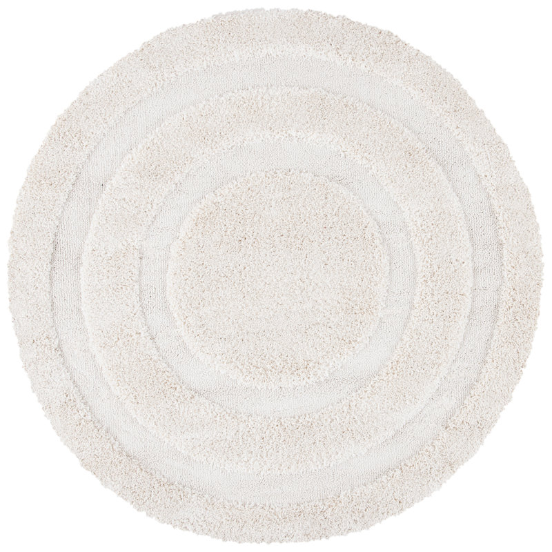 Tolman Solid Colour Area Rug, Round 152 cm