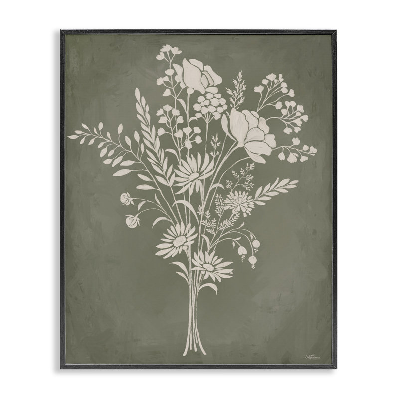 Impression de fleurs sauvages, estampe numérique, design par Cat Thurman Designs, H 14 po x l 11 po
