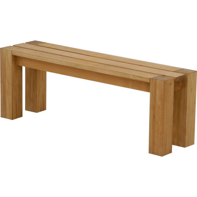 Banc d'extérieur en teck J Basicianna