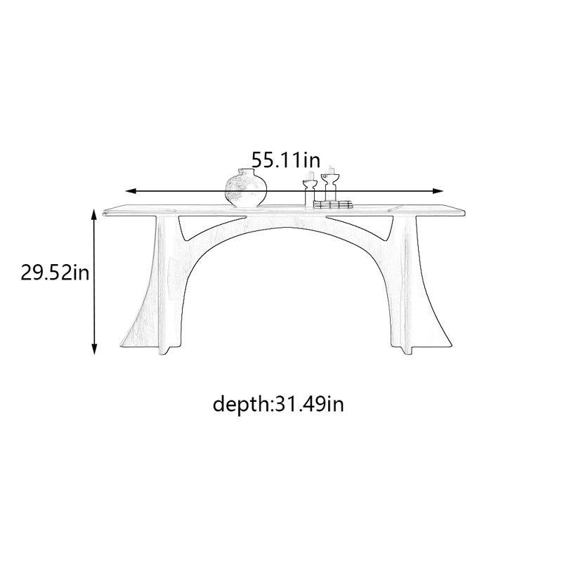 Geirmundur, 29.52"H x 55.11"L x 31.49"W