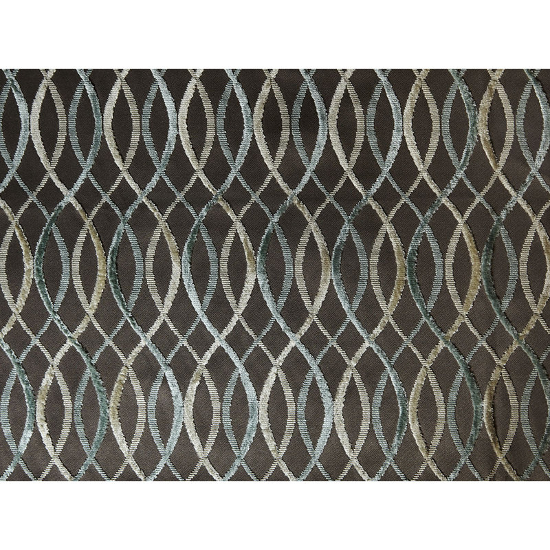 Infinity Fabric, Taupe/Aqua