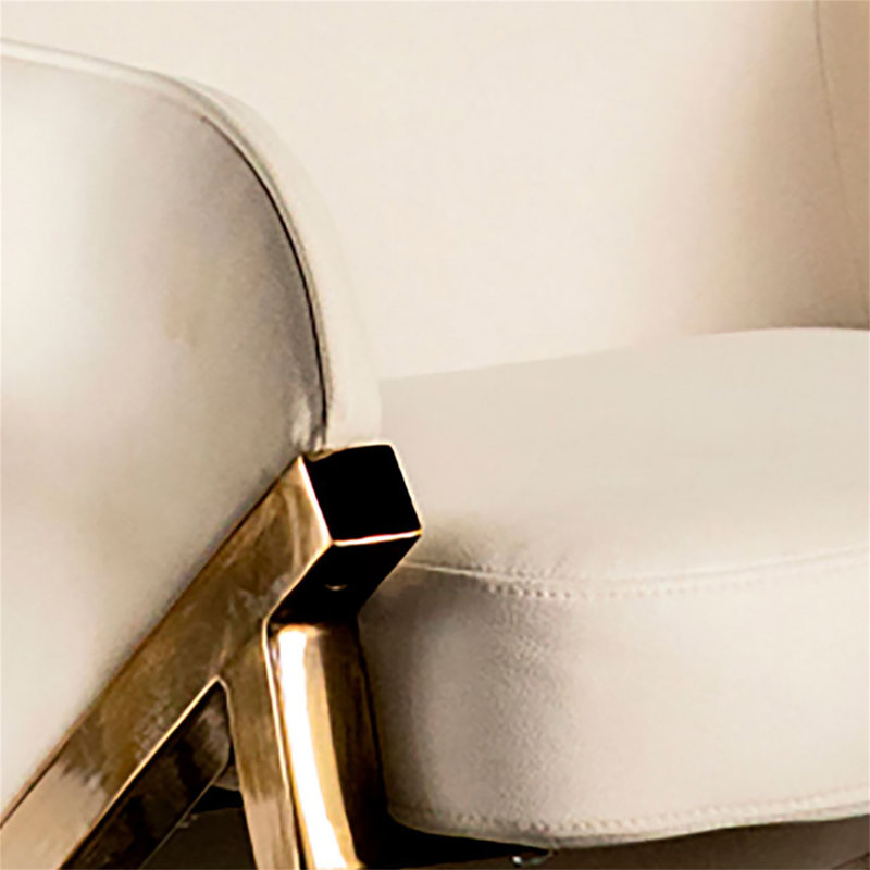 Fauteuil d'appoint Crendon, Crème