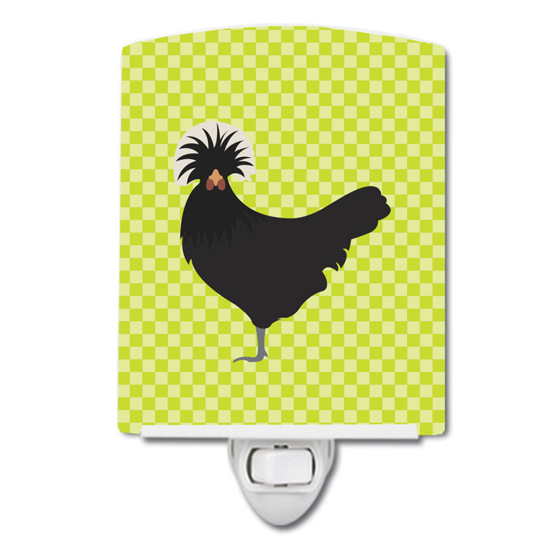 Polish Poland Chicken Ceramic Night Light