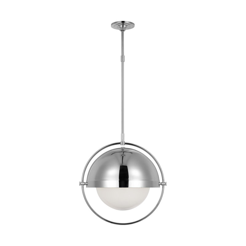 Bacall 1 - Light Pendant, 20.63" H x 19.5" W x 19.5" D, Aged Iron