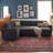 Hoelscher U Shaped Sleeper Corner Sectional Pull Out Sofa Bed With Storage Space-394412526