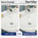 Ally 32" Tall White U-Shaped Vitreous China Pedestal Bathroom Sink with Overflow