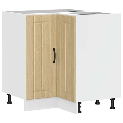 Kitchen Corner Base Cabinet Lucca High Gloss Engineered Wood