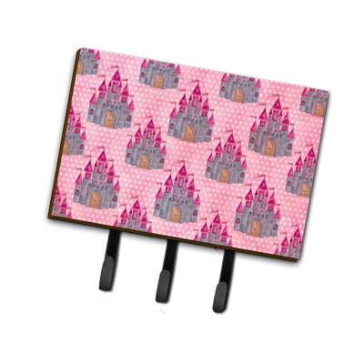 Metal Wall Organizer with Key Hooks