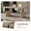 Bureau debout 55,25 po Modern White-1247941055