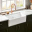 Grigham 33" L Double Basin Farmhouse / Apron Kitchen Sink-2085522529