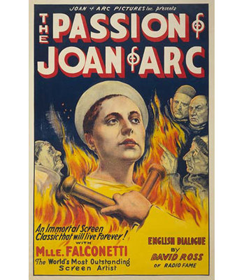 La passion de joan d’arc-impression de publicités