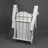 HDPE Folding Adirondack Chair With Dual Cup Holder-225432553