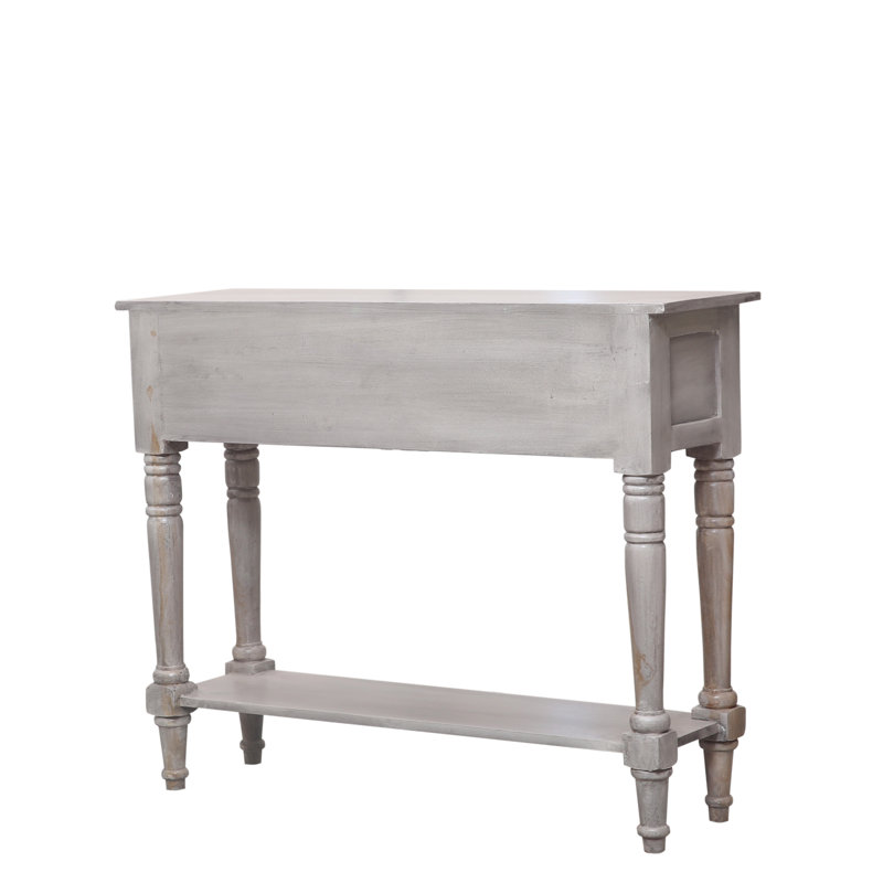 Farrer 100 cm W Solid Wood Top Console Table