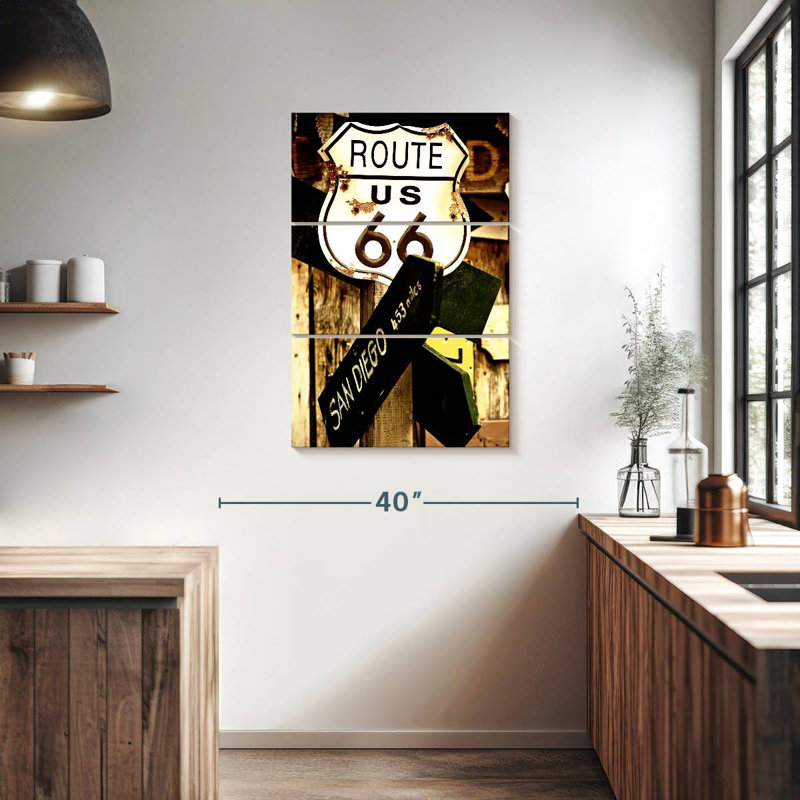 Mehar Route 66 Sign, 38" H x 24" W