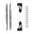 Drawer Slides 21-3/8" Undermount Soft Close - Full Extension 75 lb. Capacity Cadmium Finish-90993162