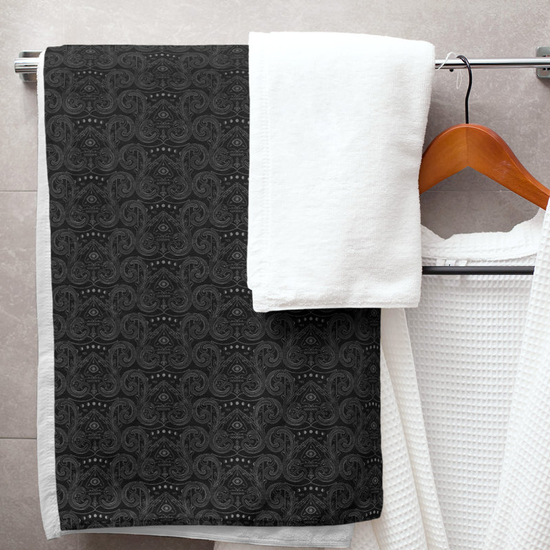 Katelyn Elizabeth Bath Towel, White Ombre