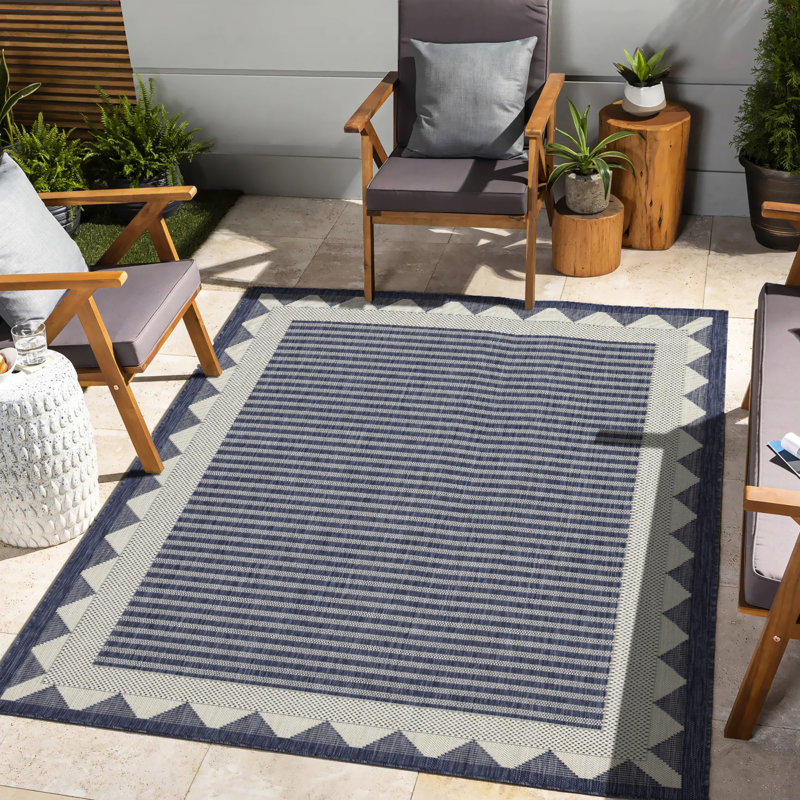 Blue Area Rug - Sunshine Gchar2013 2 Ft. 7 In. X 3 In., Polypropylene, , Stain , For Indoor & Outdoor Tranquility, Pet And Decor,